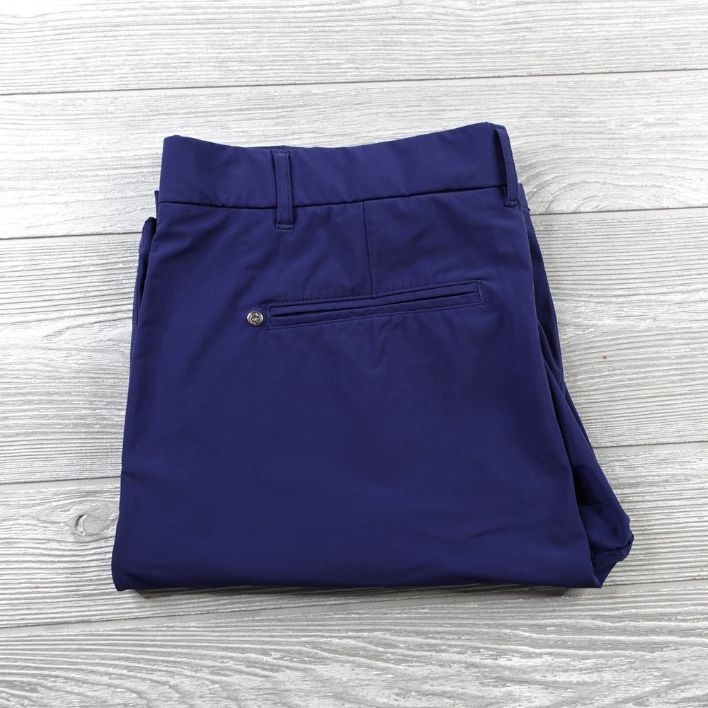 Greyson Clothiers Montauk Stretch Golf Chino Shorts Navy Blue Men's Size 36